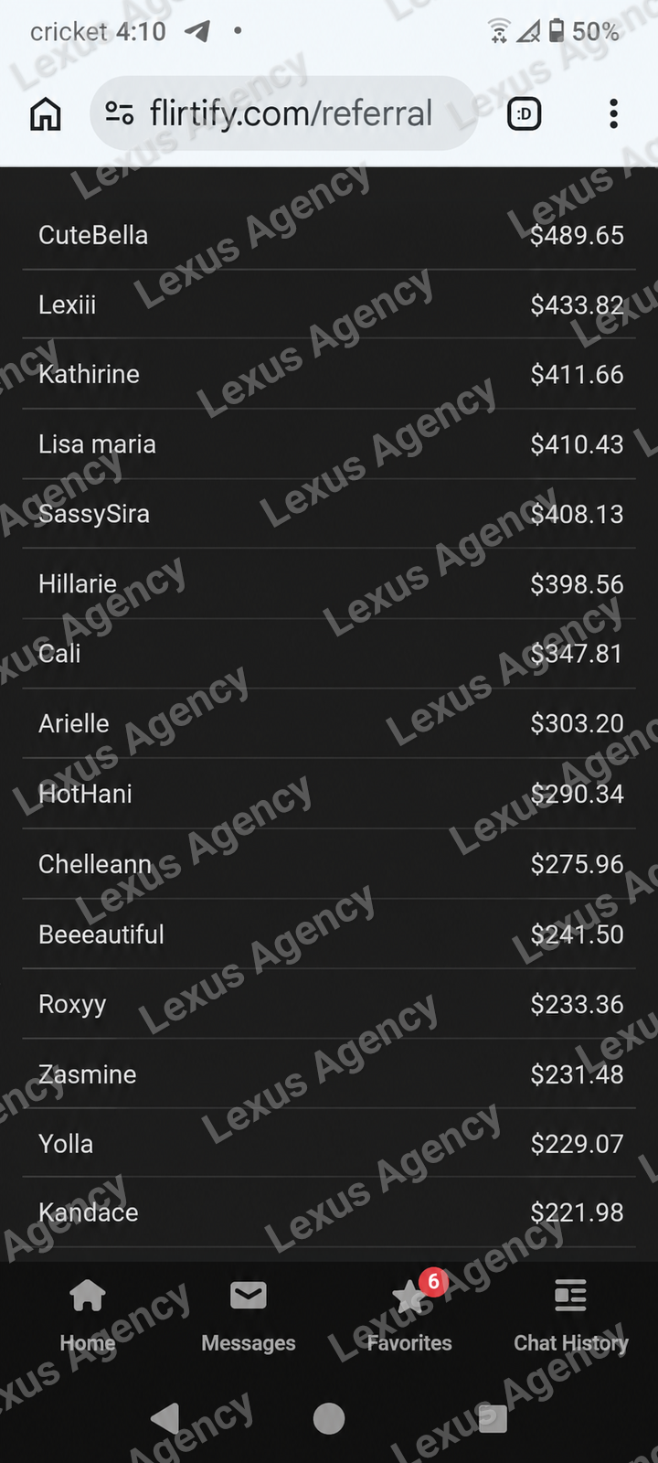 Lexus Agency host earning proof 1