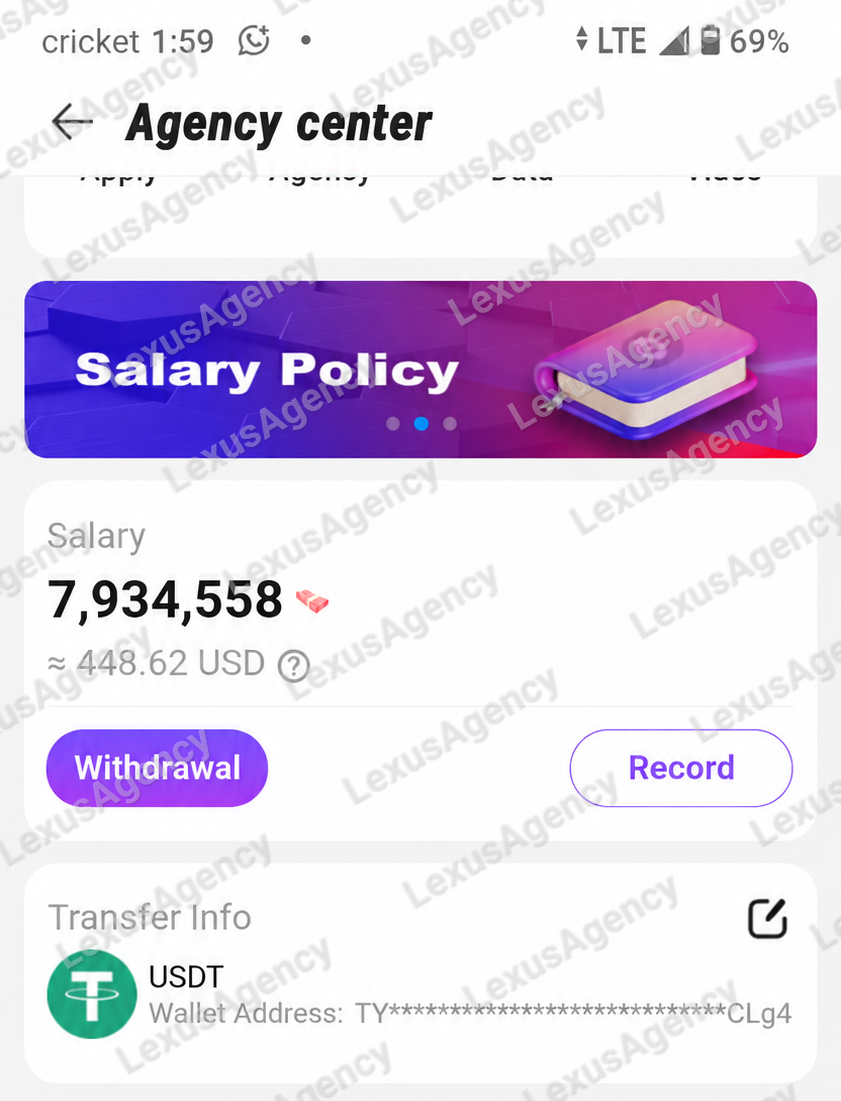 Lexus Agency host earning proof 2