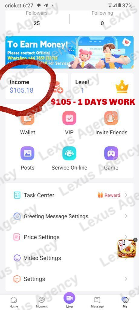 Lexus Agency host earning proof 23