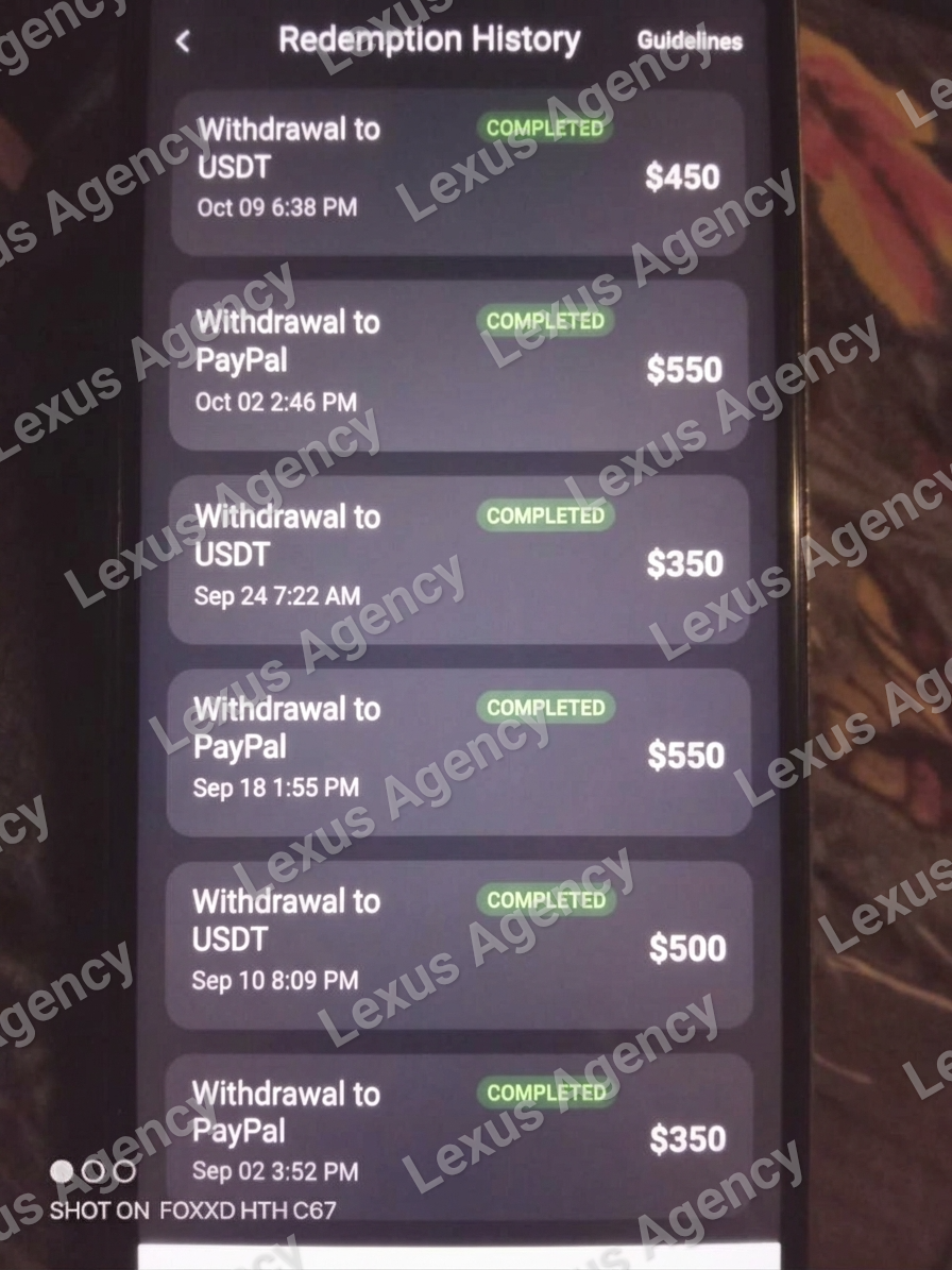 Lexus Agency host earning proof 3